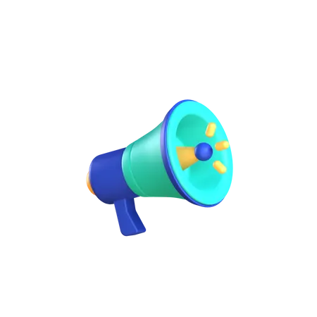 Megaphone  3D Icon