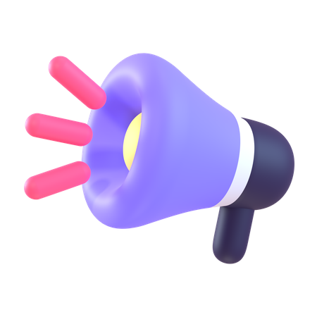 Megaphone  3D Icon