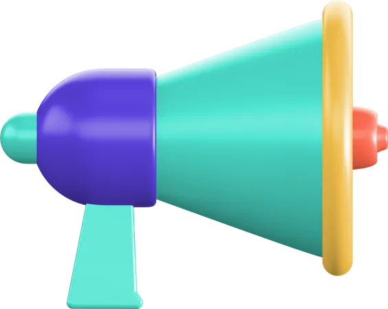 Megaphone  3D Icon