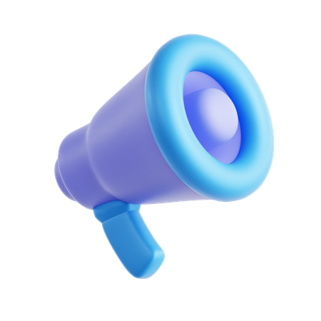 Megaphone  3D Icon