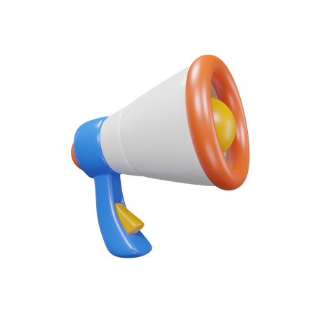 Megaphone  3D Icon