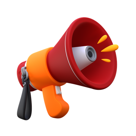 Megaphone  3D Icon