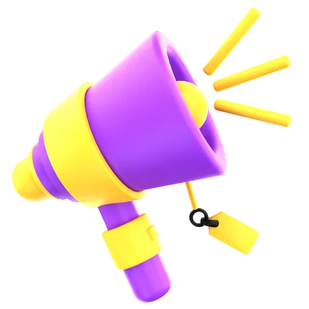 Megaphone  3D Icon