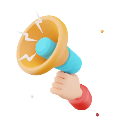 Megaphone  3D Icon