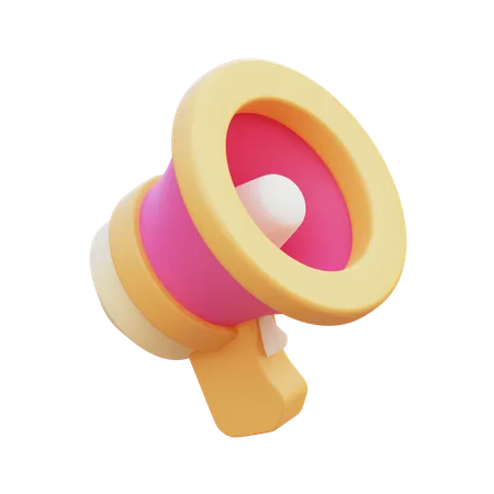 Megaphone  3D Icon