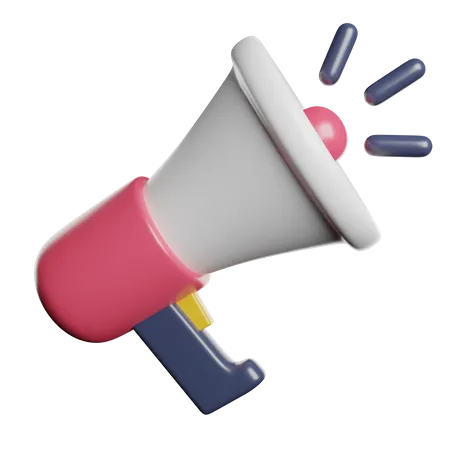 Megaphone  3D Icon