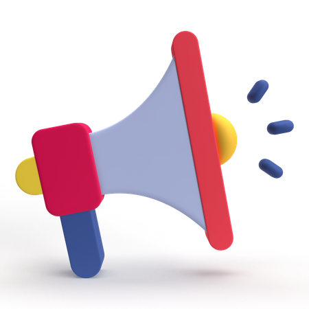 Megaphone  3D Icon