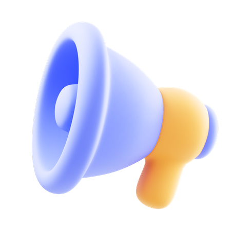 Megaphone  3D Icon