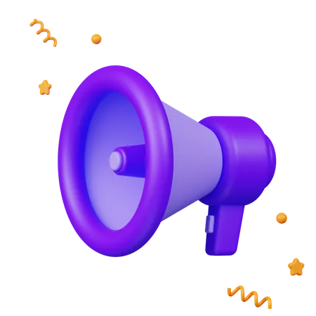 Megaphone  3D Icon