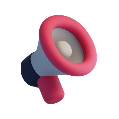 Megaphone  3D Icon