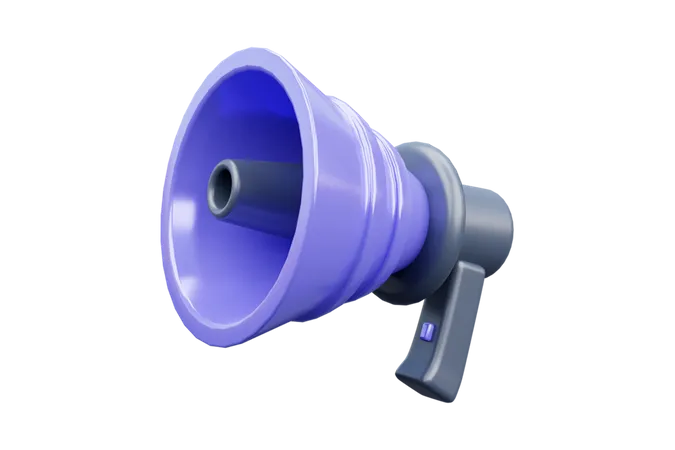 Megaphone  3D Icon