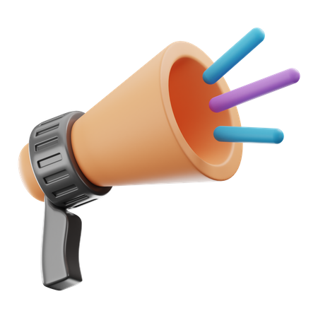 Megaphone  3D Icon