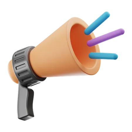 Megaphone  3D Icon