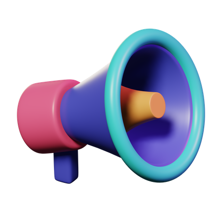 Megaphone  3D Icon