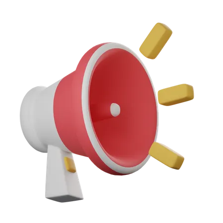 Megaphone  3D Icon