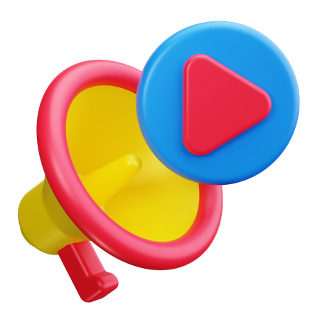 Megaphone  3D Icon