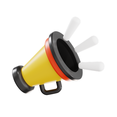 Megaphone  3D Icon