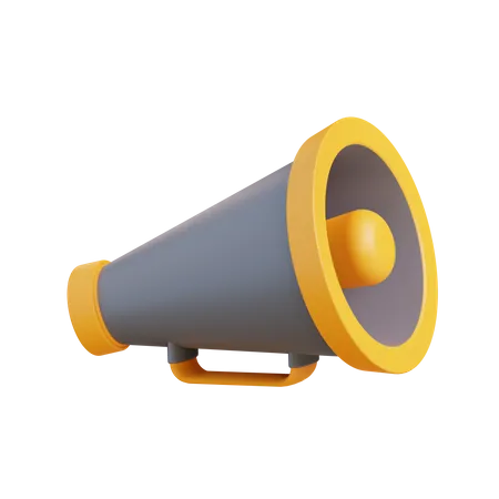 Megaphone  3D Icon