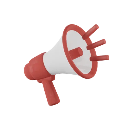 Megaphone  3D Icon