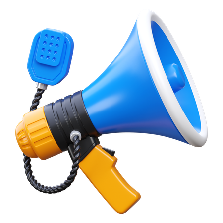 Megaphone  3D Icon