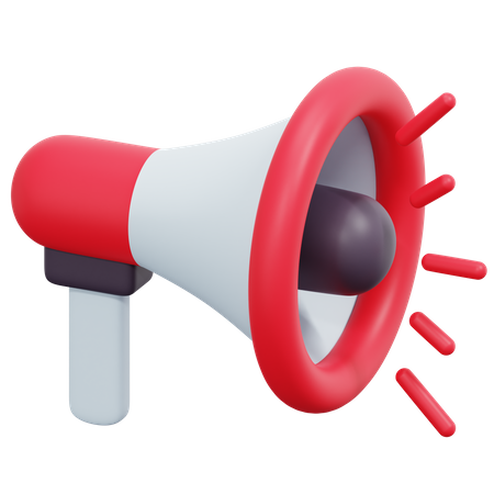 Megaphone  3D Icon