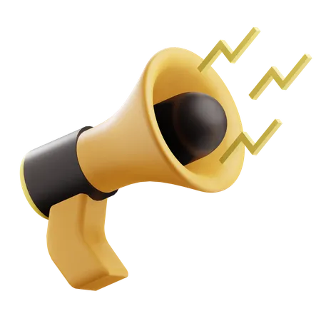 Megaphone  3D Icon