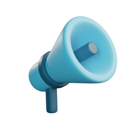 Megaphone  3D Icon