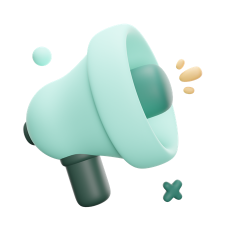 Megaphone  3D Icon