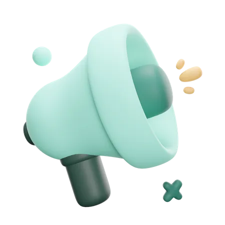 Megaphone  3D Icon