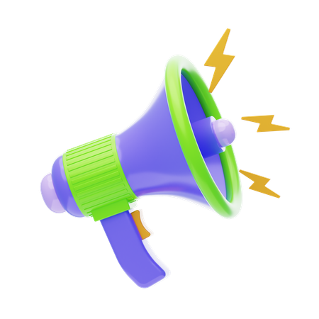 Megaphone  3D Icon