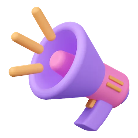 Megaphone  3D Icon