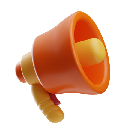 Megaphone  3D Icon