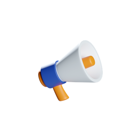 Megaphone  3D Icon