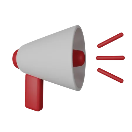 Megaphone  3D Icon