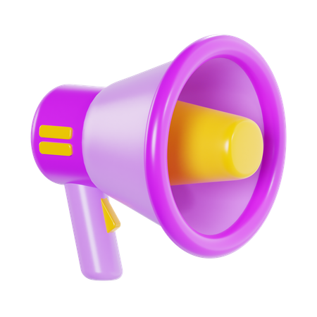 Megaphone  3D Icon