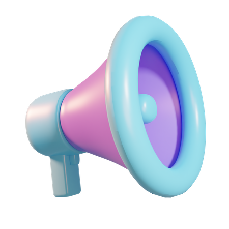 Megaphone  3D Icon