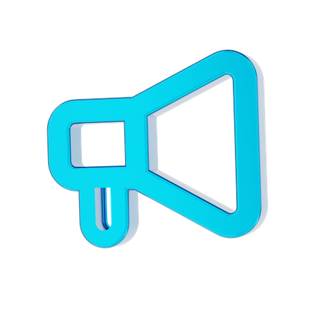 Megaphone  3D Icon