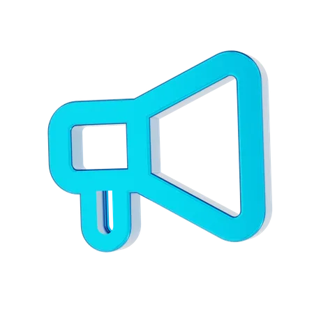 Megaphone  3D Icon