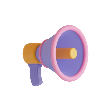 Megaphone  3D Icon