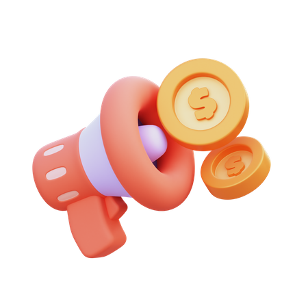 Megaphone  3D Icon