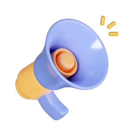 Megaphone  3D Icon