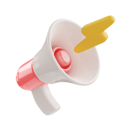 Megaphone  3D Icon