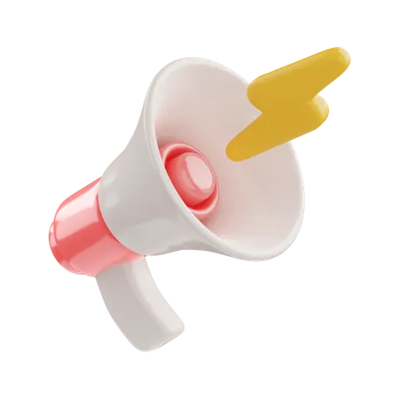 Megaphone  3D Icon