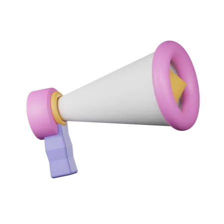 Megaphone  3D Icon