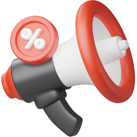 Megaphone  3D Icon