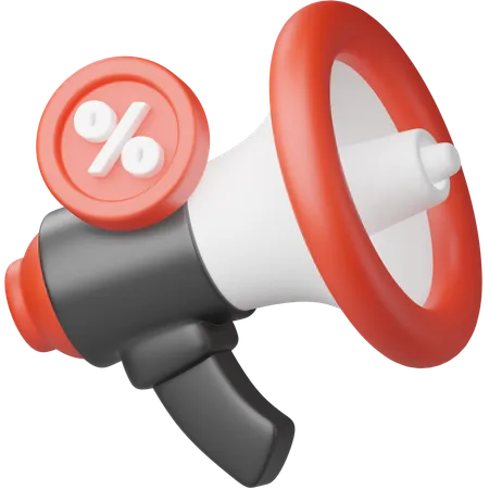 Megaphone  3D Icon