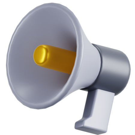 Megaphone  3D Icon