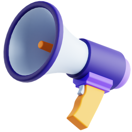 Megaphone  3D Icon