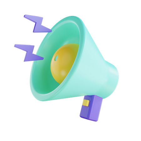 Megaphone  3D Icon