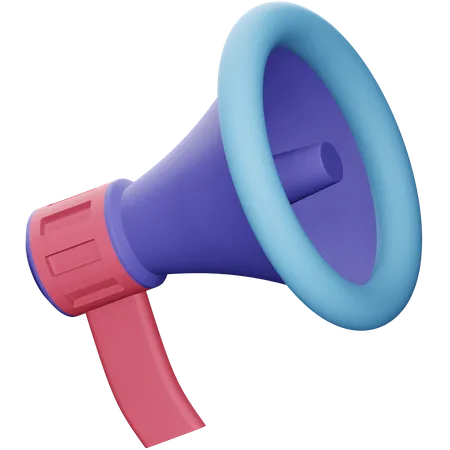 Megaphone  3D Icon